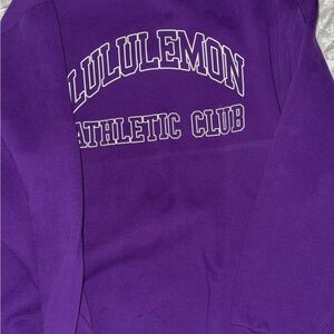 lululemon athletica Men's Bold Purple Crewneck Sweater